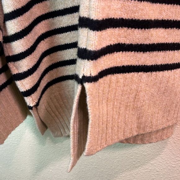 NWT A New Day cozy knit mock turtleneck striped sweater size XL - Picture 7 of 8